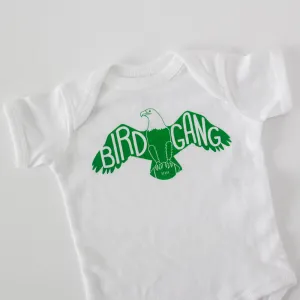 Bird Gang football baby tshirt, Philadelphia football onesie, eagle baby by exit343design