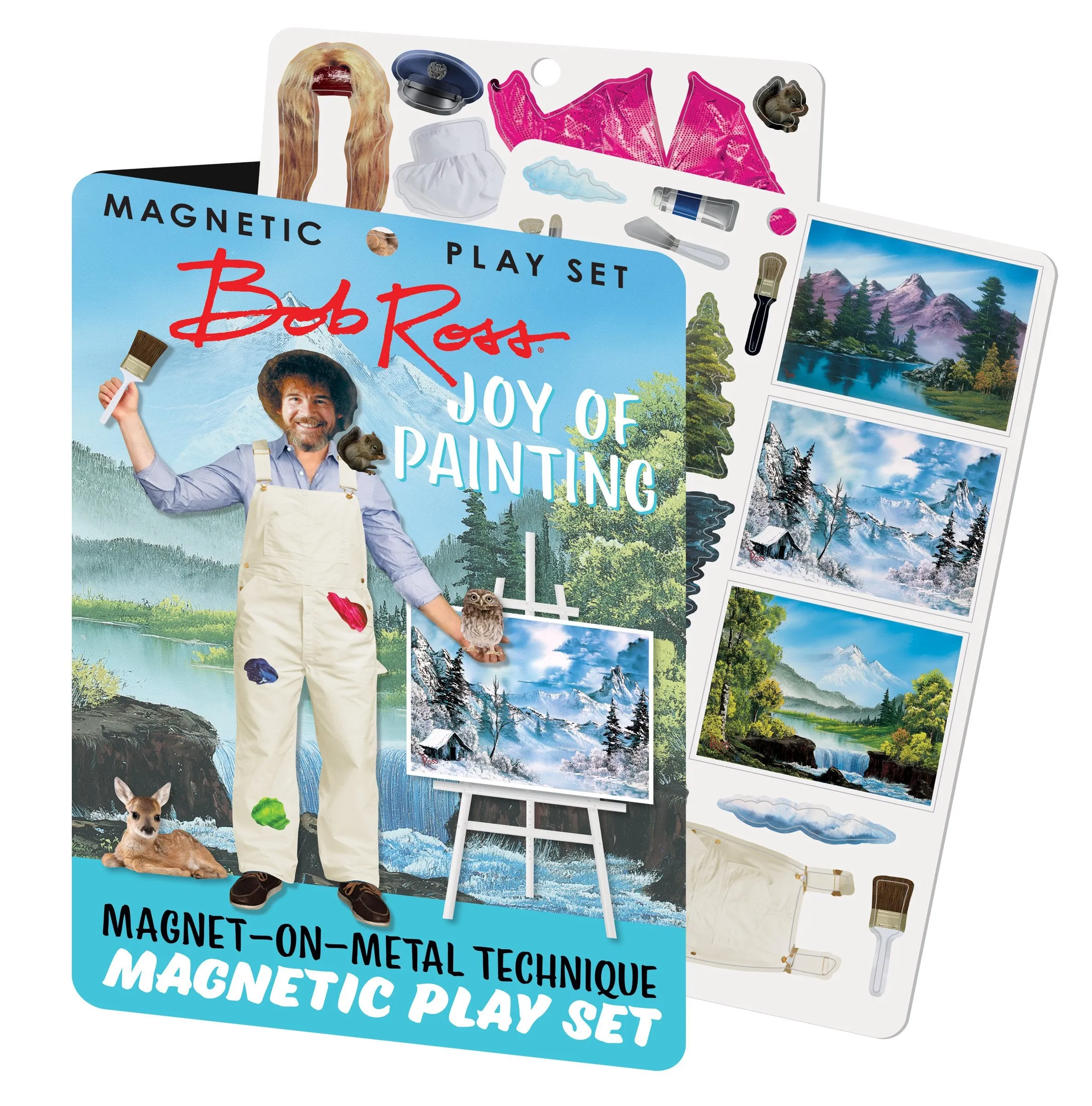 Bob Ross Magnetic Play Set Joy Of Painting