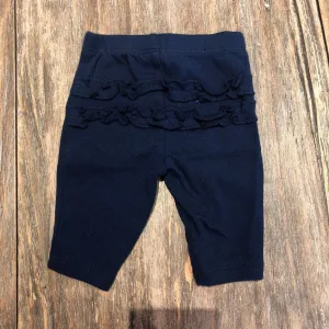 Carter's navy leggings with ruffle bum newborn