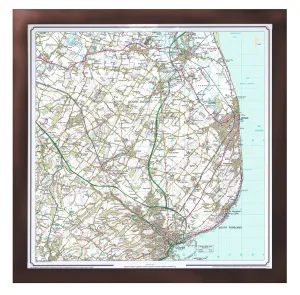 Personalised Ordnance Survey Landranger Map - Centred on your Home