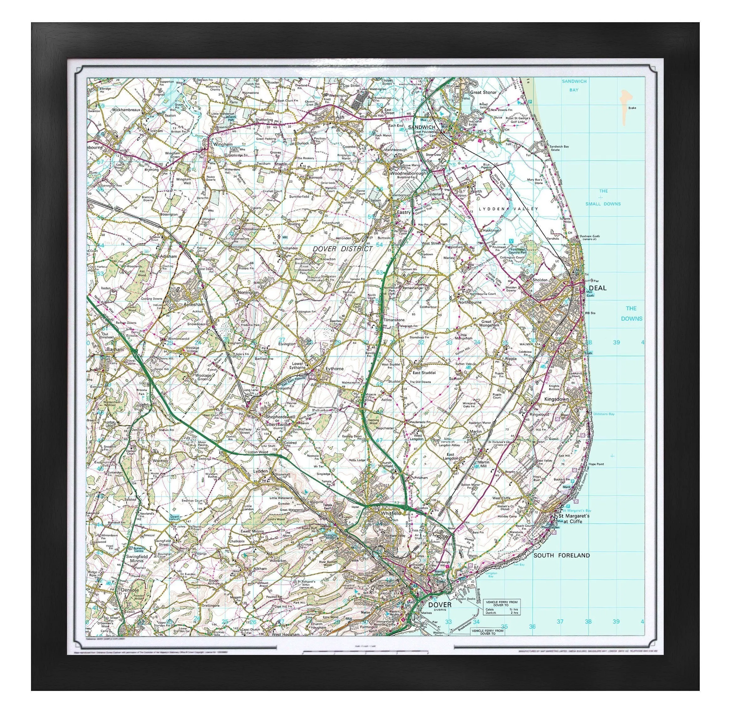 Personalised Ordnance Survey Landranger Map - Centred on your Home