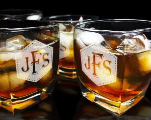 Personalized Rock Glasses Engraved Whiskey Glass for Husband Bourbon Wedding Party Groomsmen Gifts Best Fathers Day Scotch Gift for Him