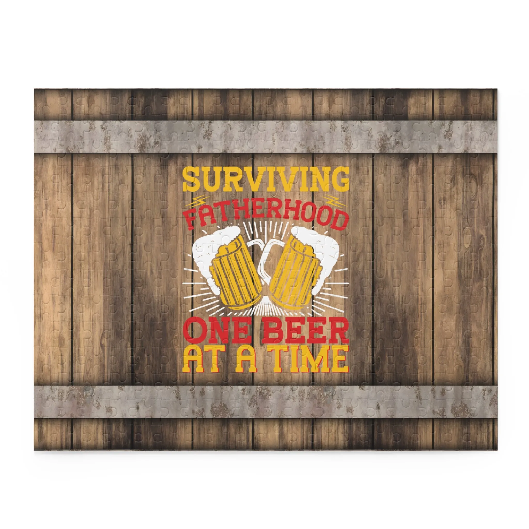 Puzzle, Surviving Fatherhood one Beer at a Time (120, 252, 500-Piece) awd-564