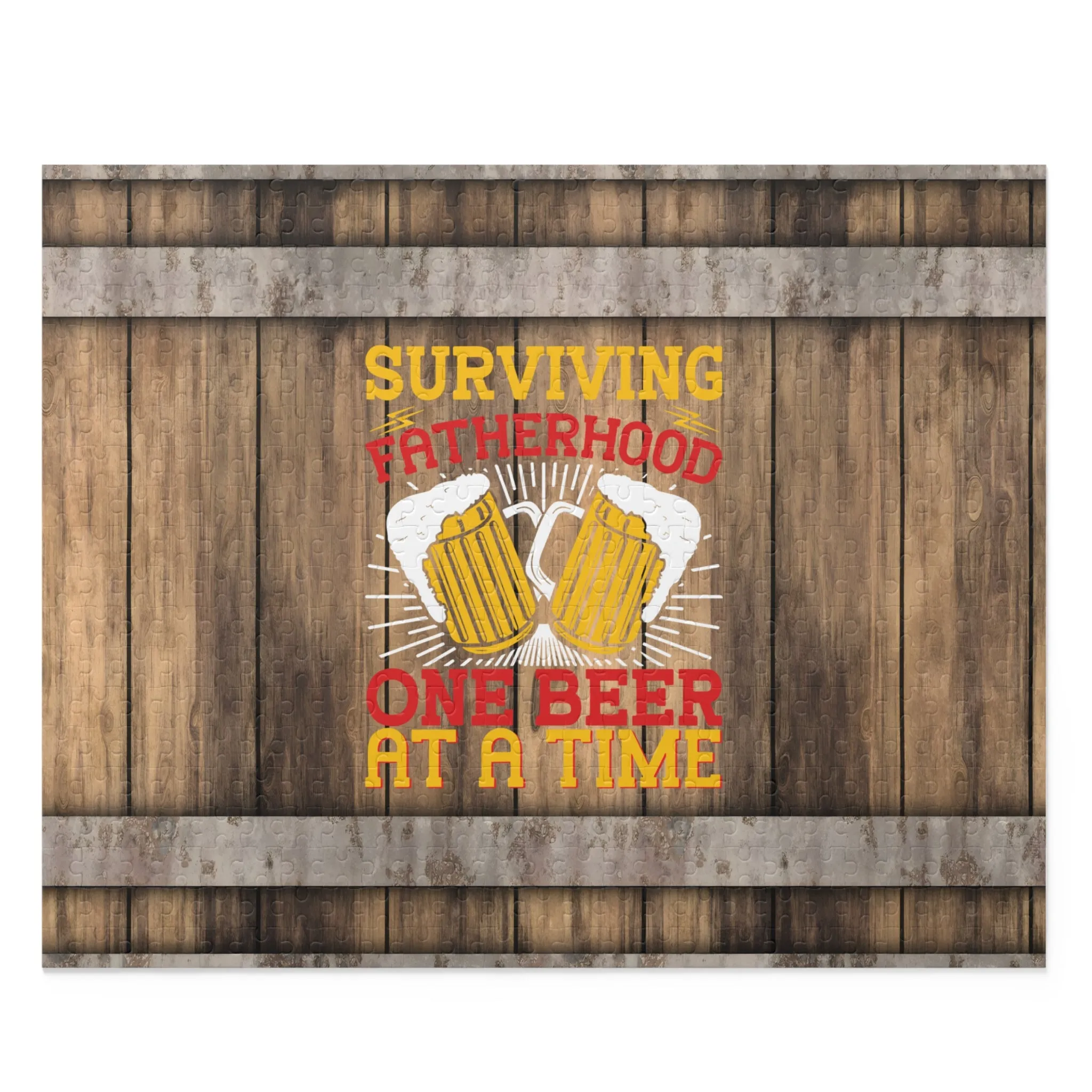 Puzzle, Surviving Fatherhood one Beer at a Time (120, 252, 500-Piece) awd-564