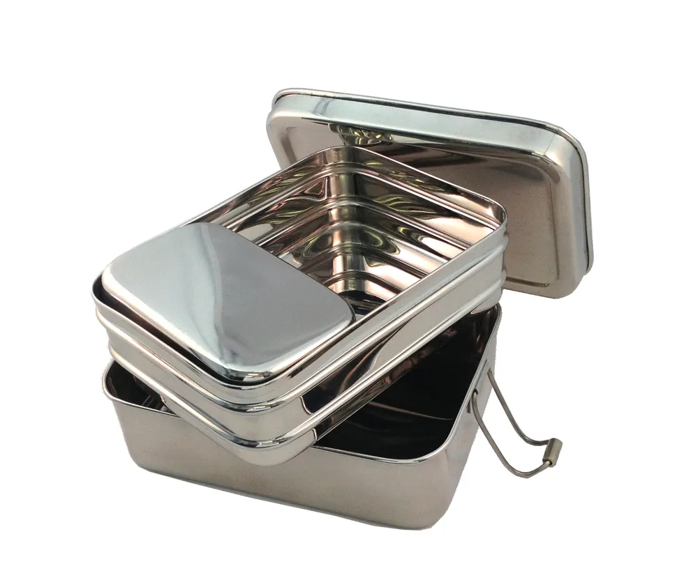 Sustain-a-Stacker Trio Stainless Steel Lunch Box